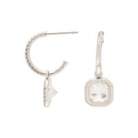 DIAMOND AND PLATINUM EARRINGS