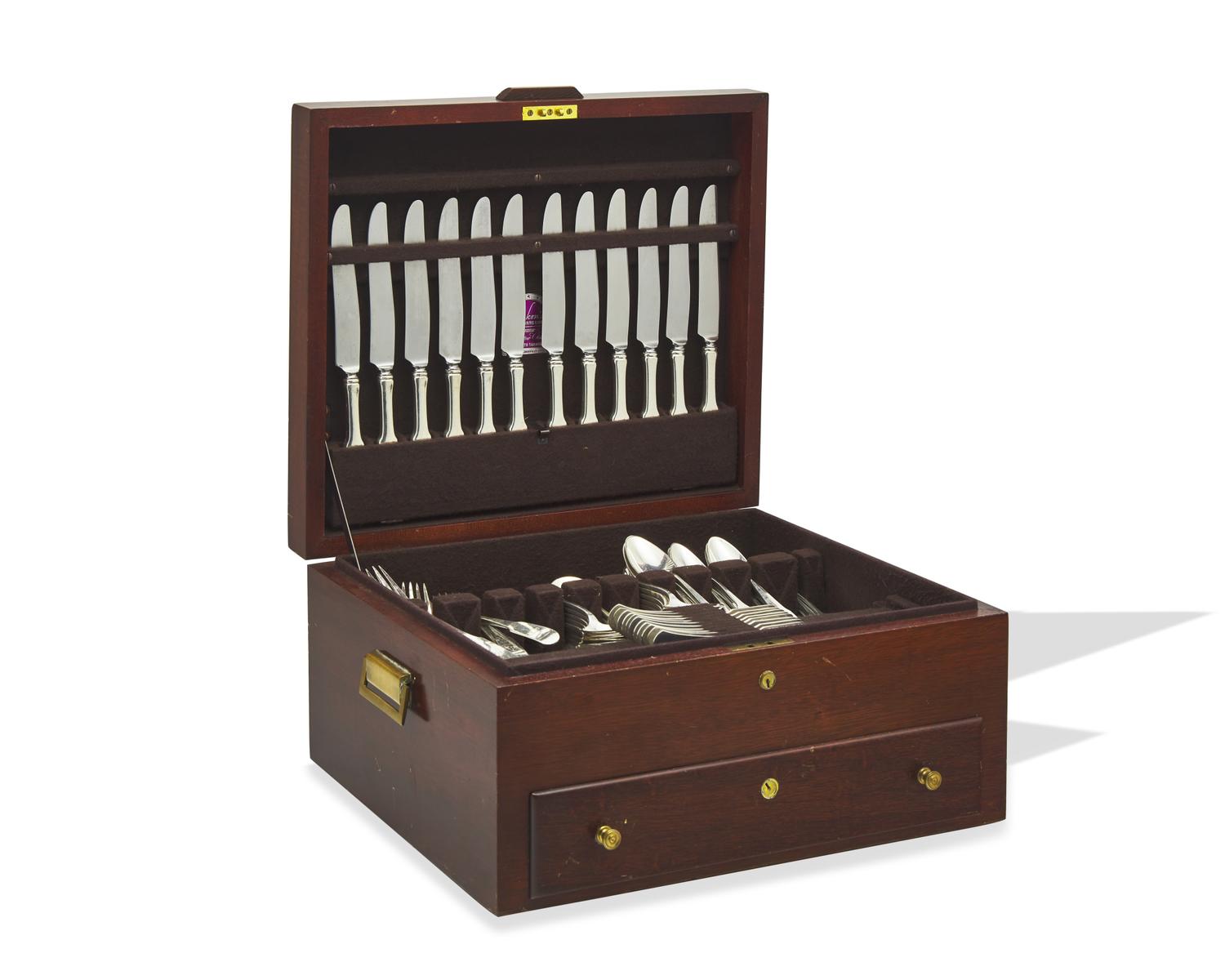 An American Silver Flatware Service