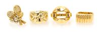 A Collection of Yellow Gold Rings, 29.10 dwts.