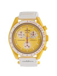 OMEGA X SWATCH, BIOCERAMIC MOONSWATCH ‘MISSION TO THE SUN’ CHRONOGRAPH WRISTWATCH