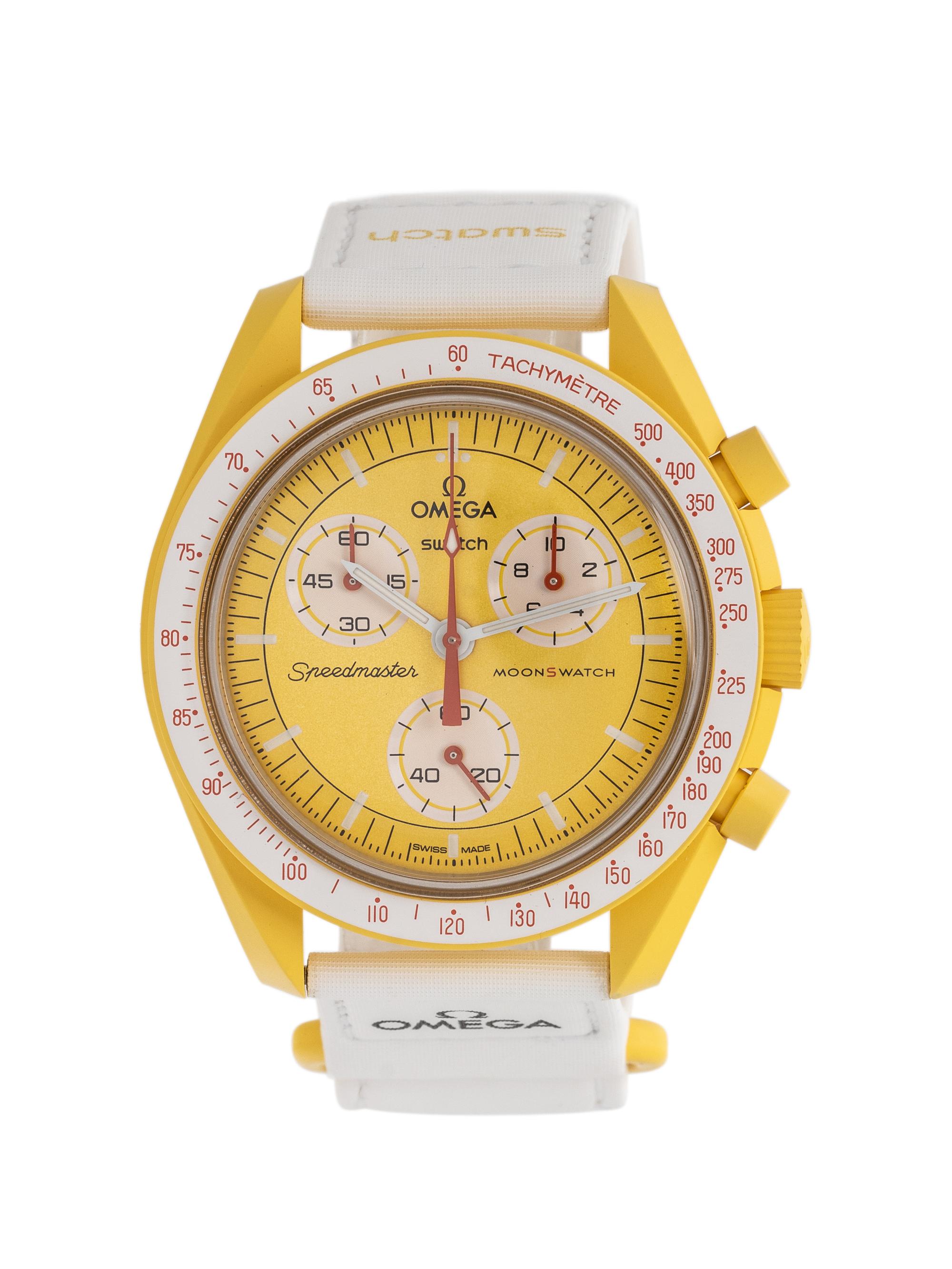 OMEGA X SWATCH, BIOCERAMIC MOONSWATCH ‘MISSION TO THE SUN’ CHRONOGRAPH WRISTWATCH