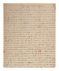 [ANTI-RENT WAR]. Letter describing activities of the "Calico Indians" and the "Anti-Rent War" in NY.