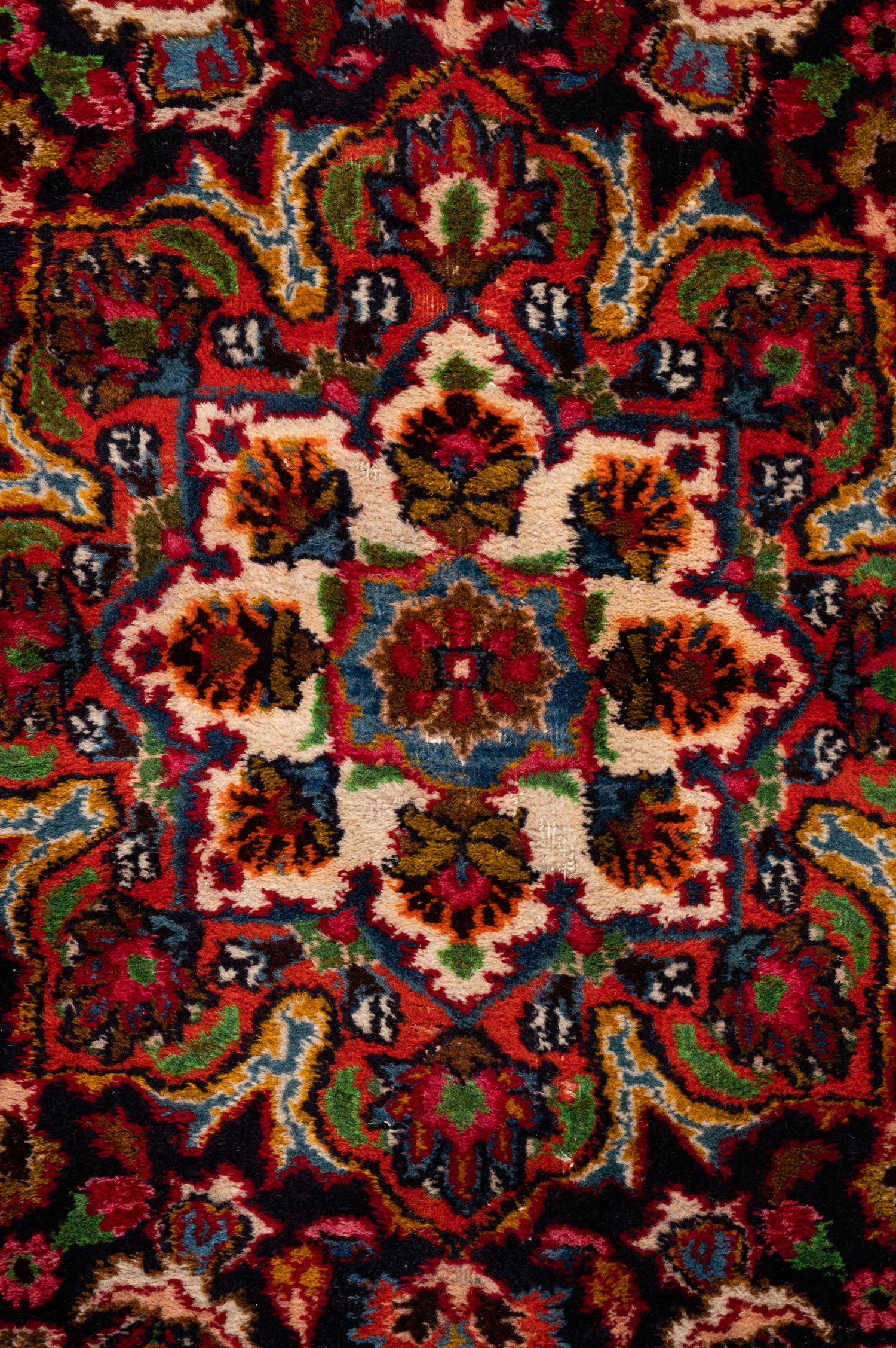 A Kashan Wool Rug