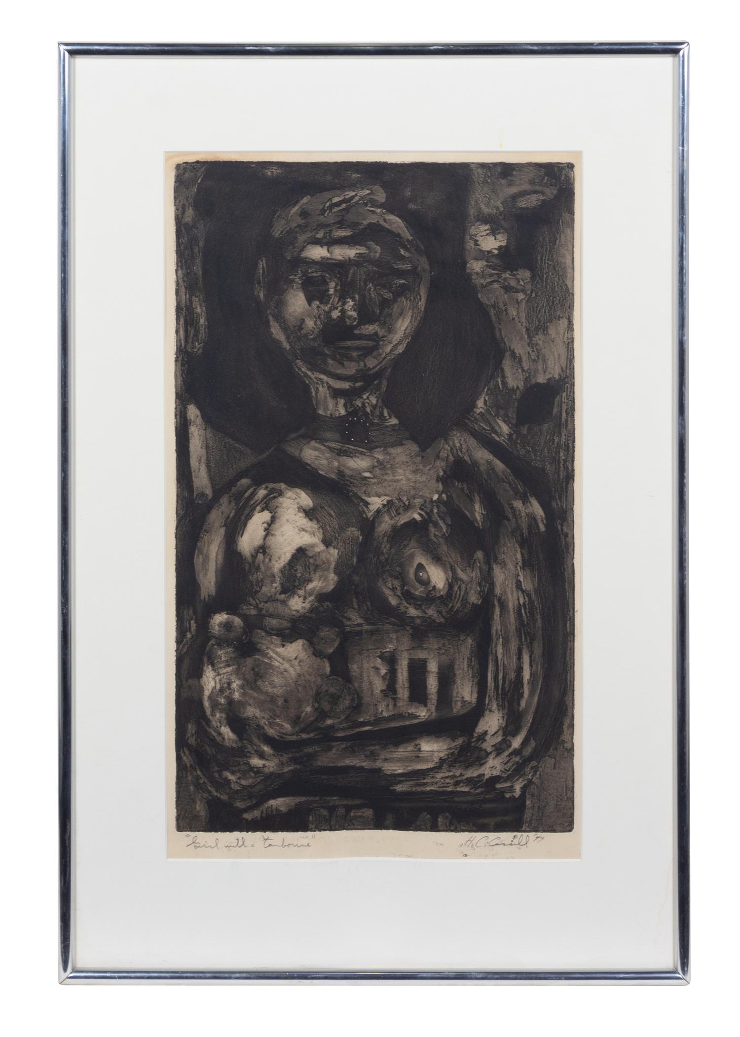Herbert Carroll Cassill (American, 1928 - 2008) Girl with a…