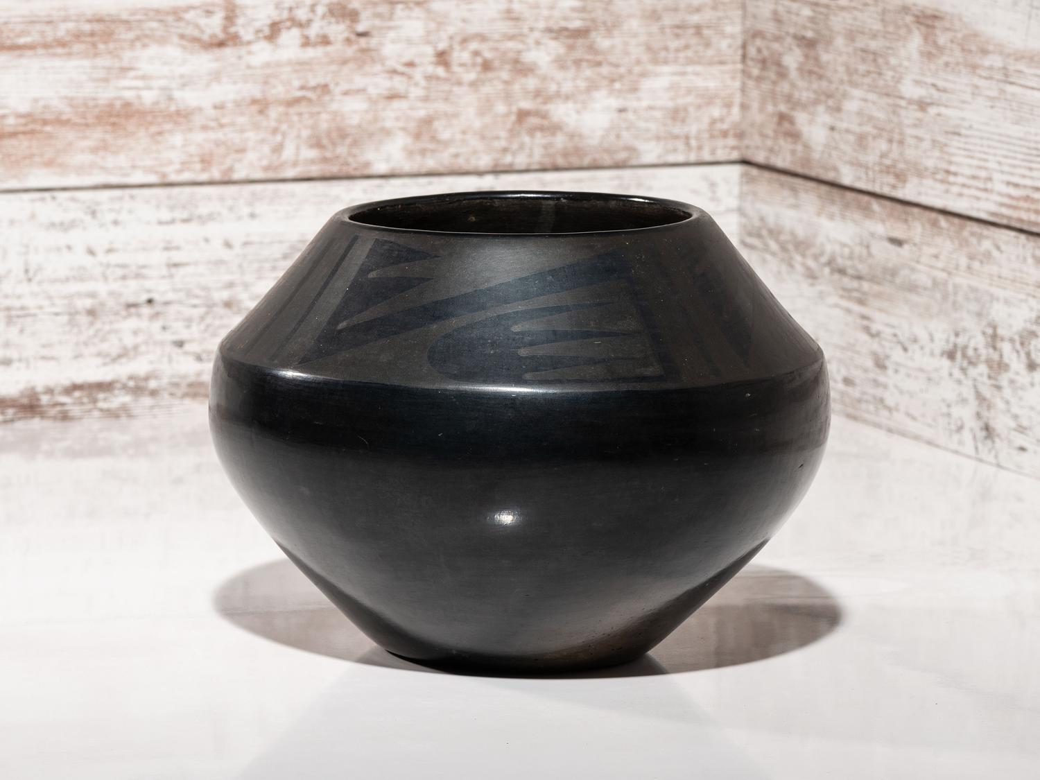 Blackware Pottery Bowl 1925-1943