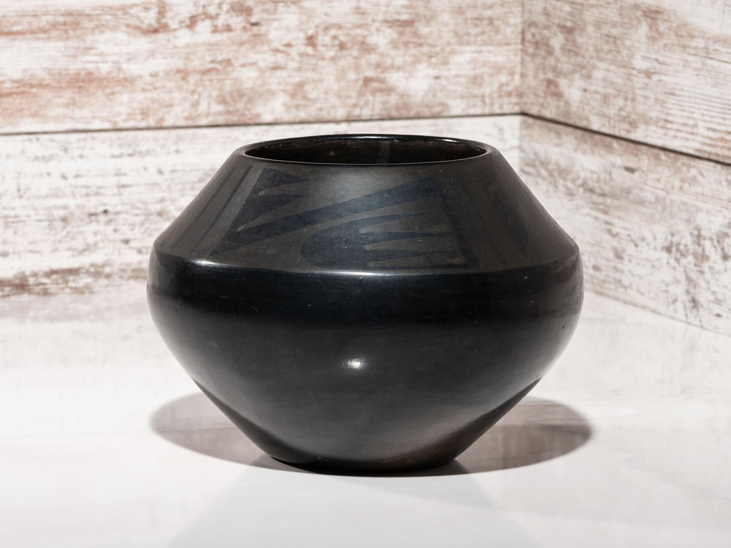 Blackware Pottery Bowl 1925-1943