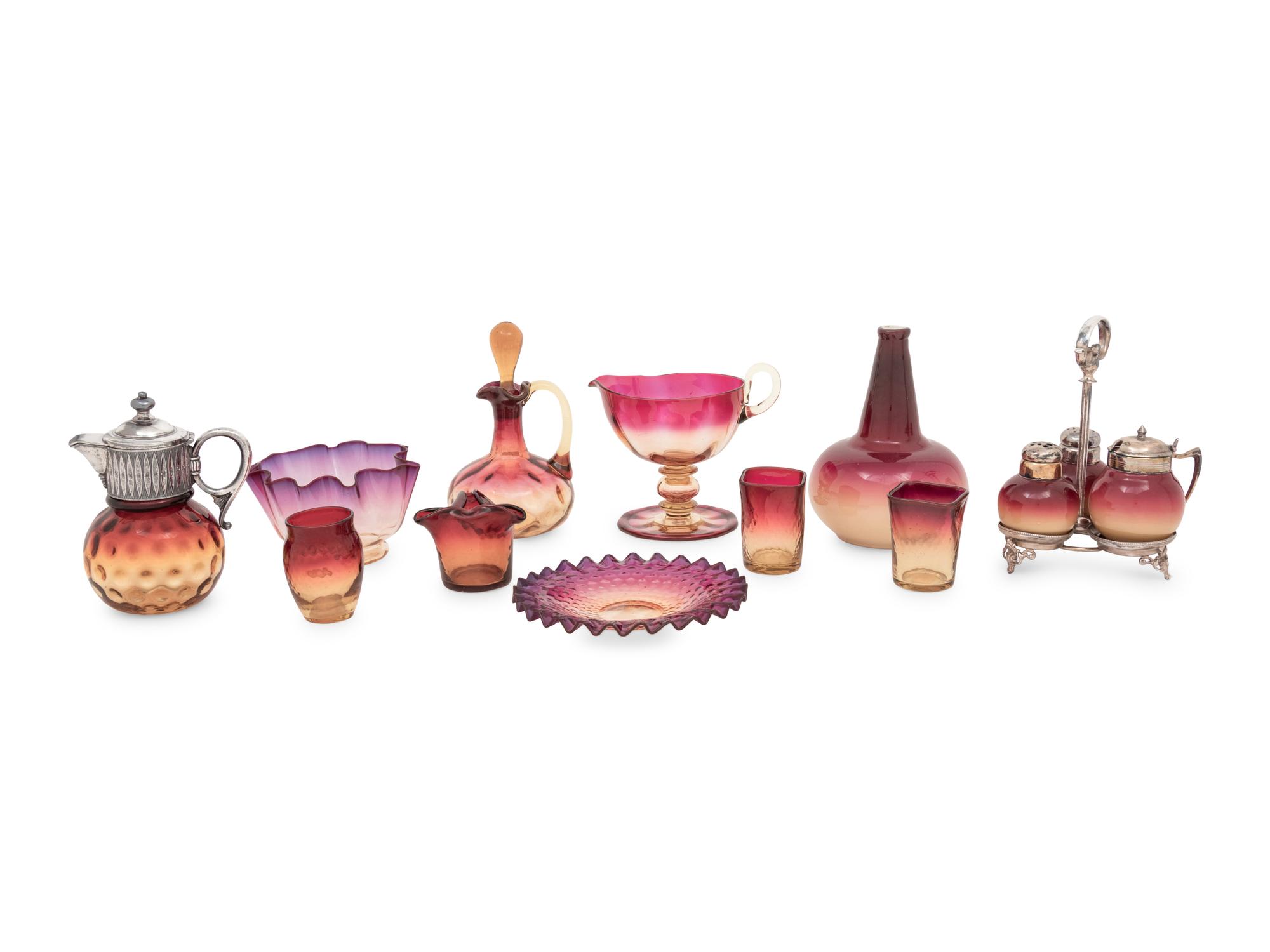A Collection of Amberina Glass Articles