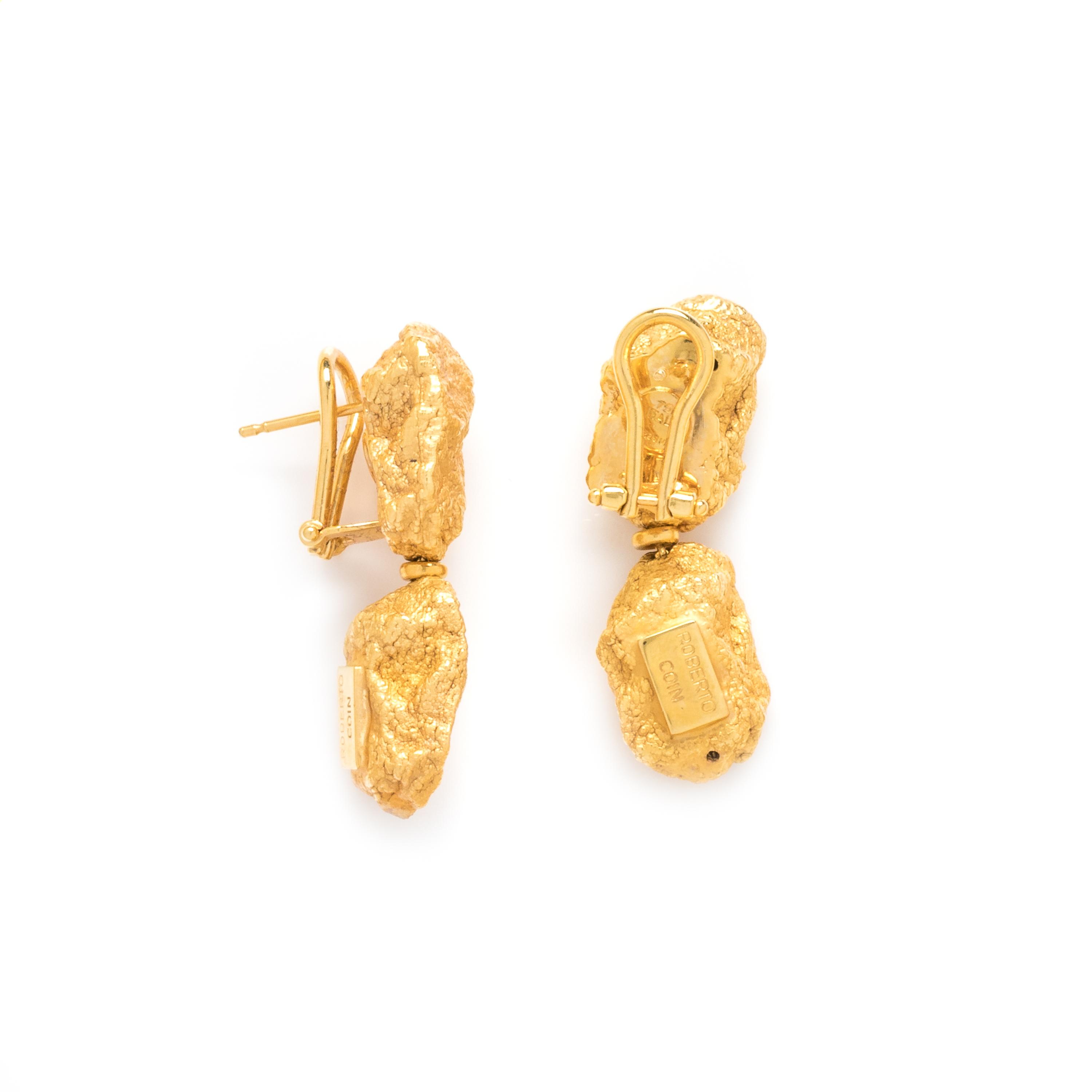 ROBERTO COIN, YELLOW GOLD SET