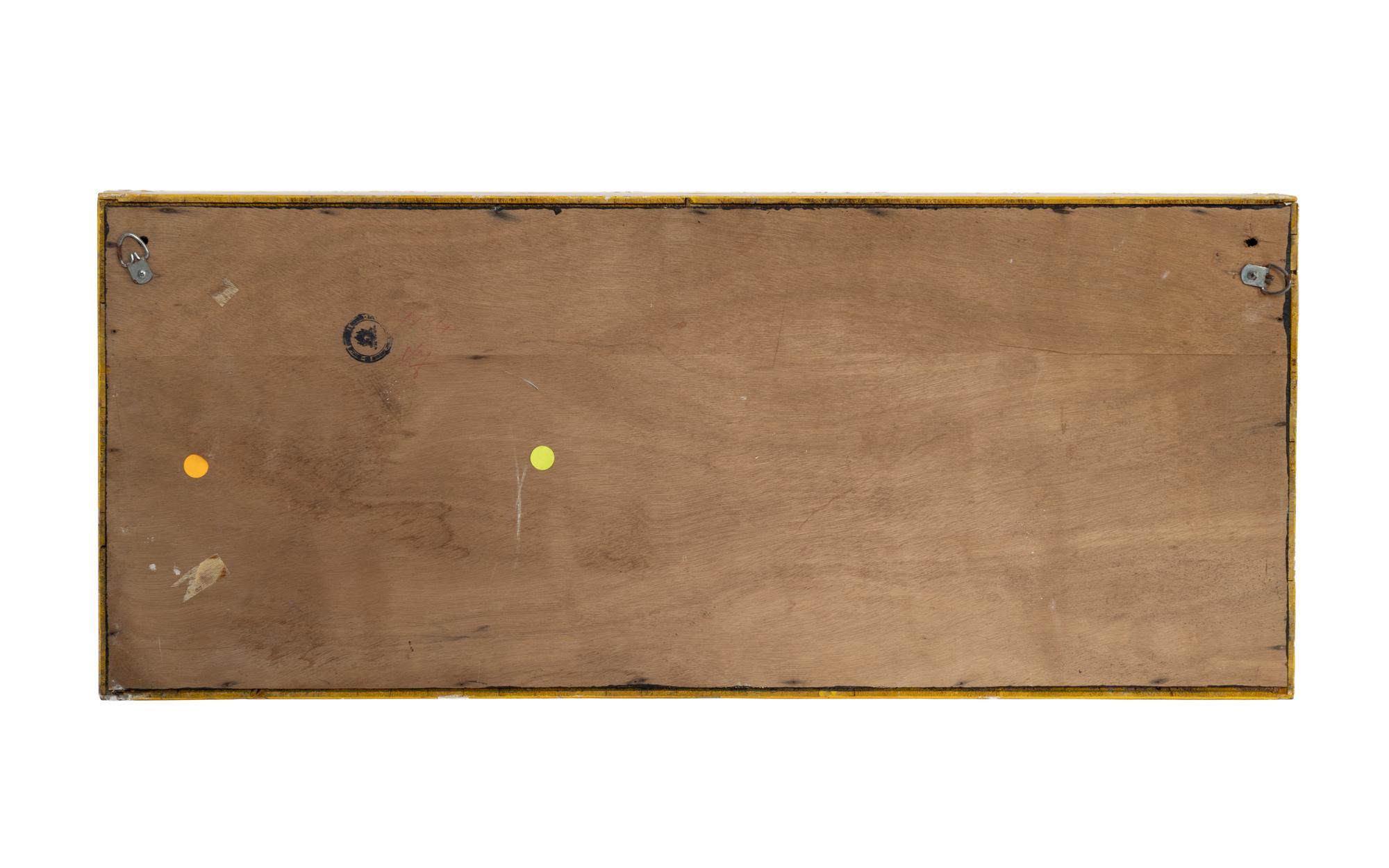 Heads in yellow box with black interior