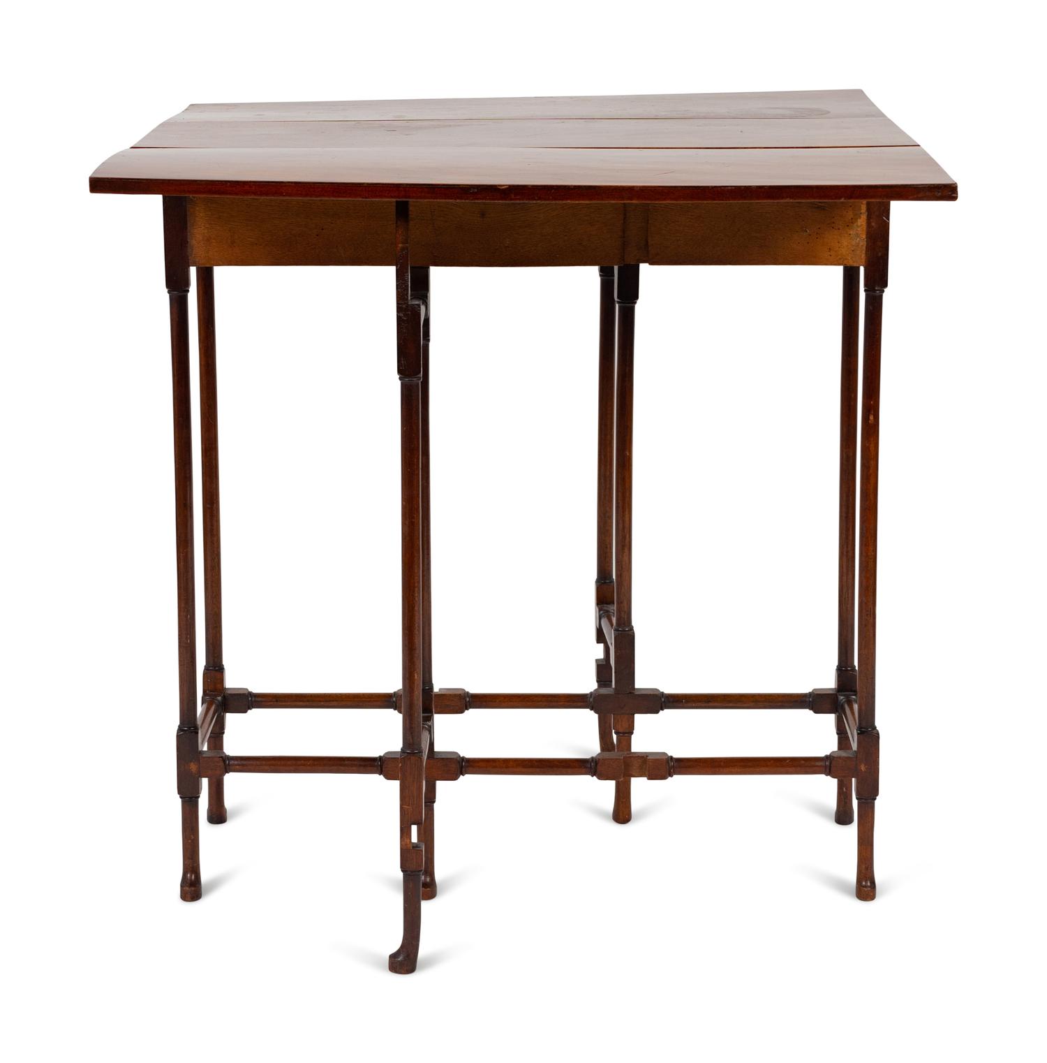 A George III Mahogany Dropleaf Spider Leg Table — LATE 18TH CENTURY