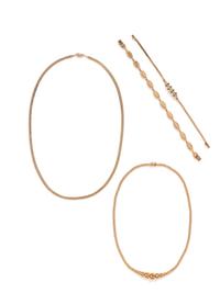 COLLECTION OF YELLOW GOLD JEWELRY