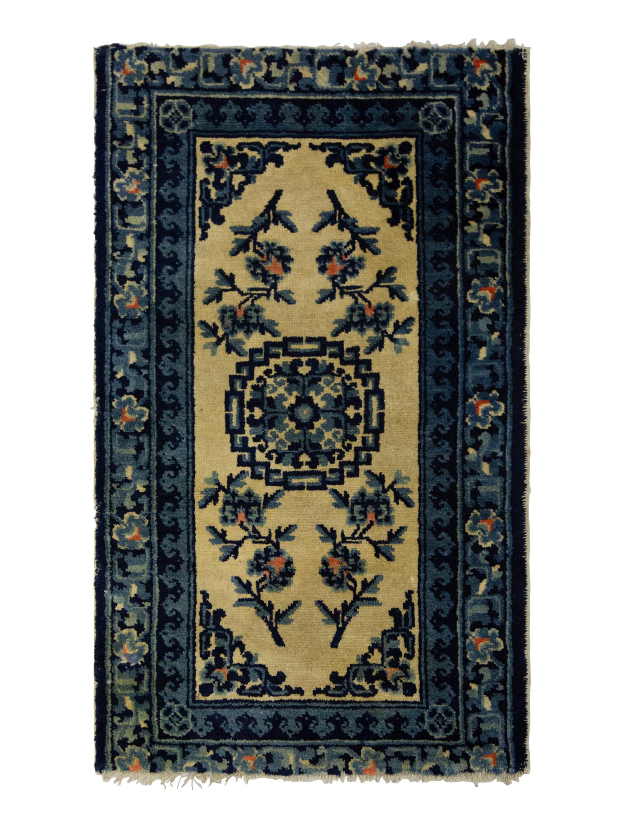 Two Chinese Wool Mats
