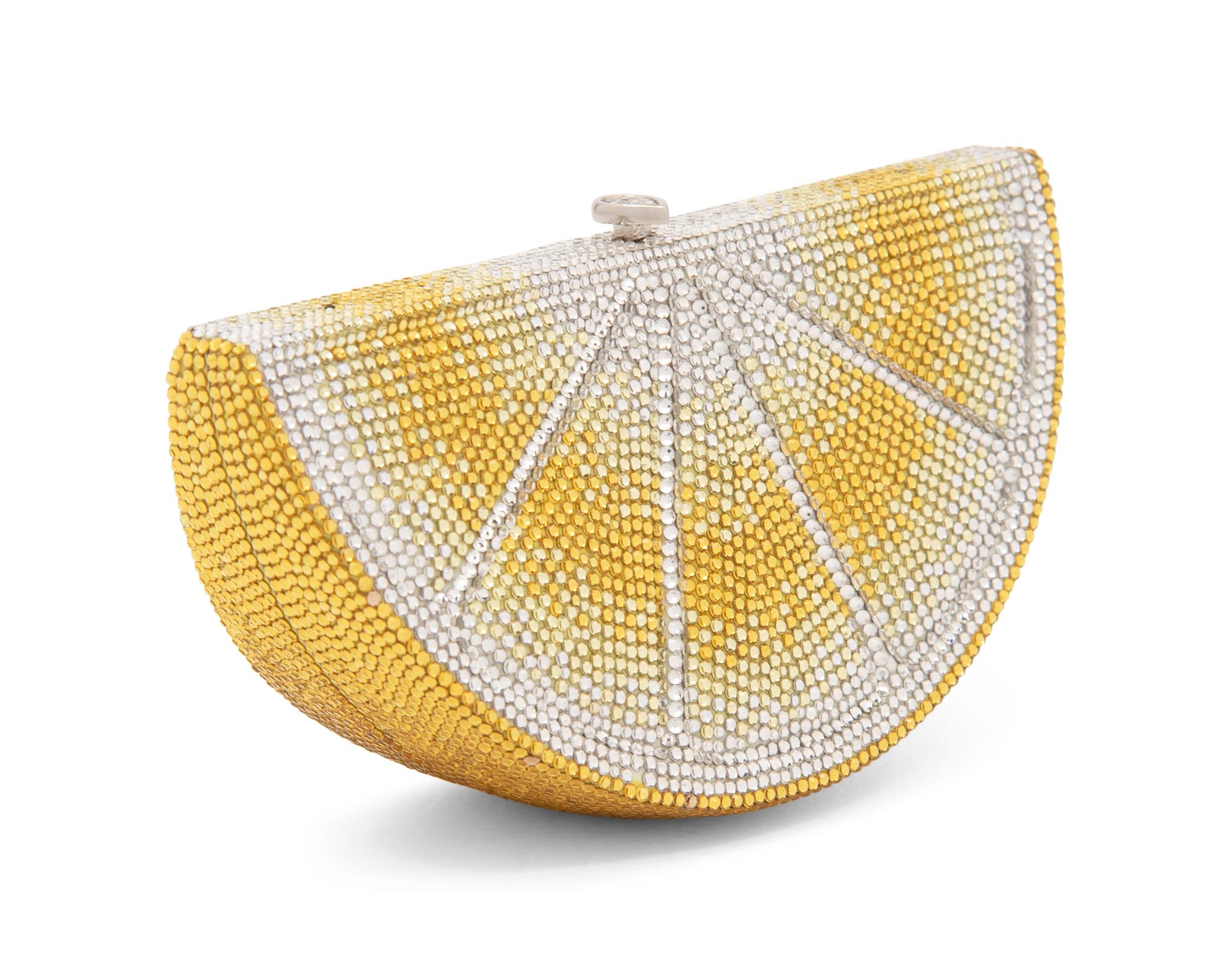 Judith Leiber Lemon Slice Minaudière