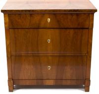 A Biedermeier Walnut Commode — MID-19TH CENTURY