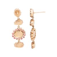 DIAMOND AND RUBY EARRINGS