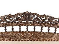 A Levantine Bone-Inlaid Walnut Settee