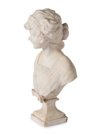 An Italian Marble Bust Attributed to Adolfo Cipriani