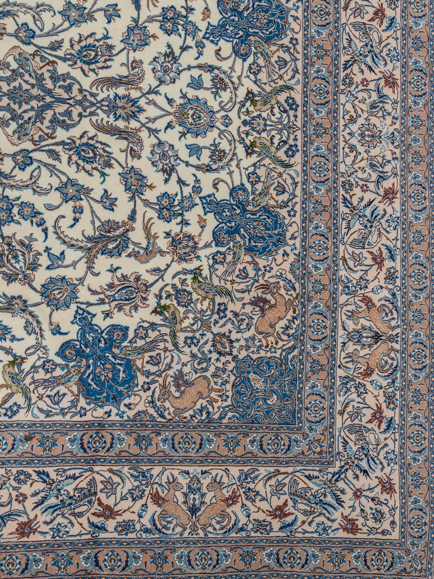 A Nain Wool Rug