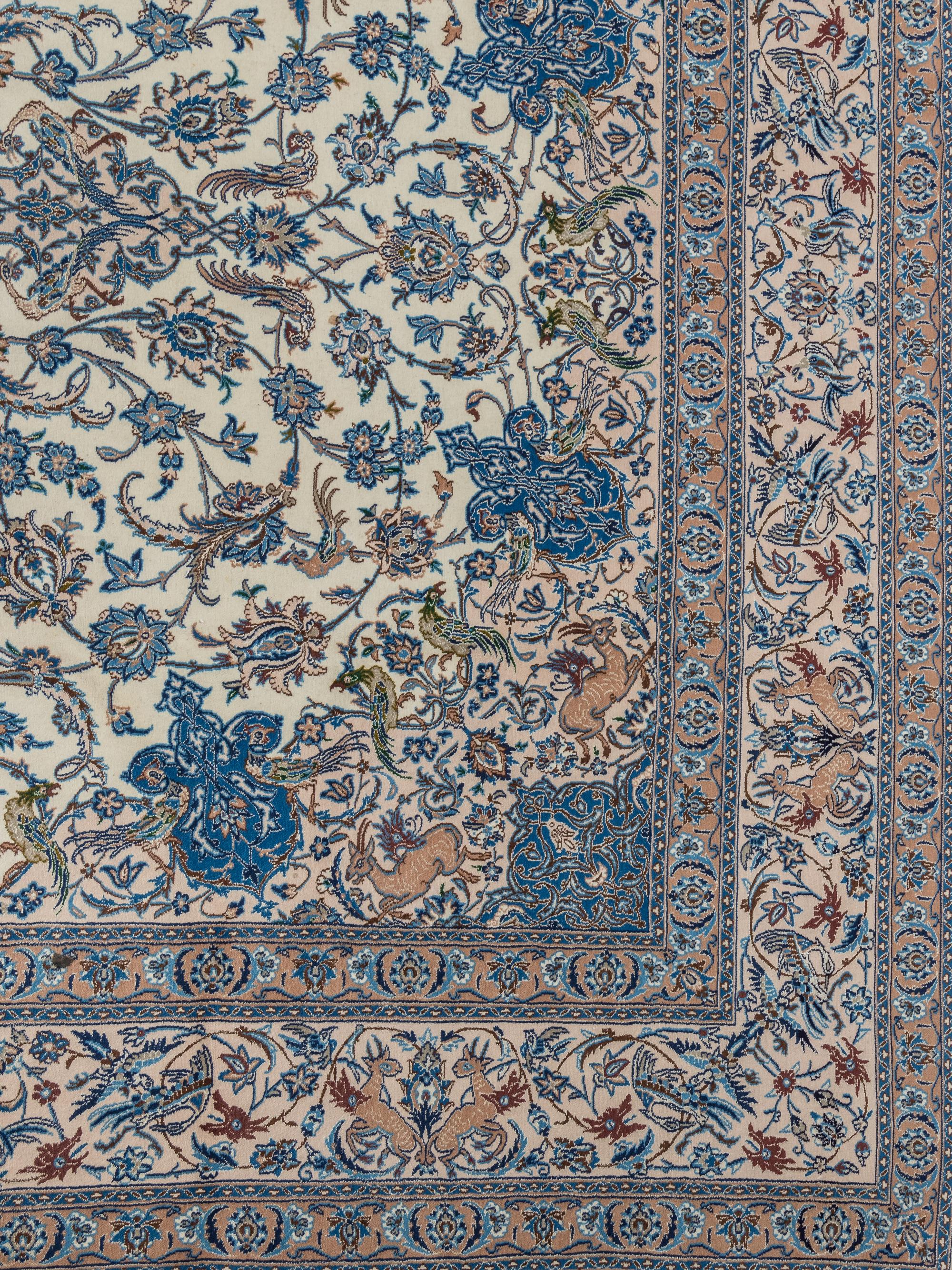 A Nain Wool Rug