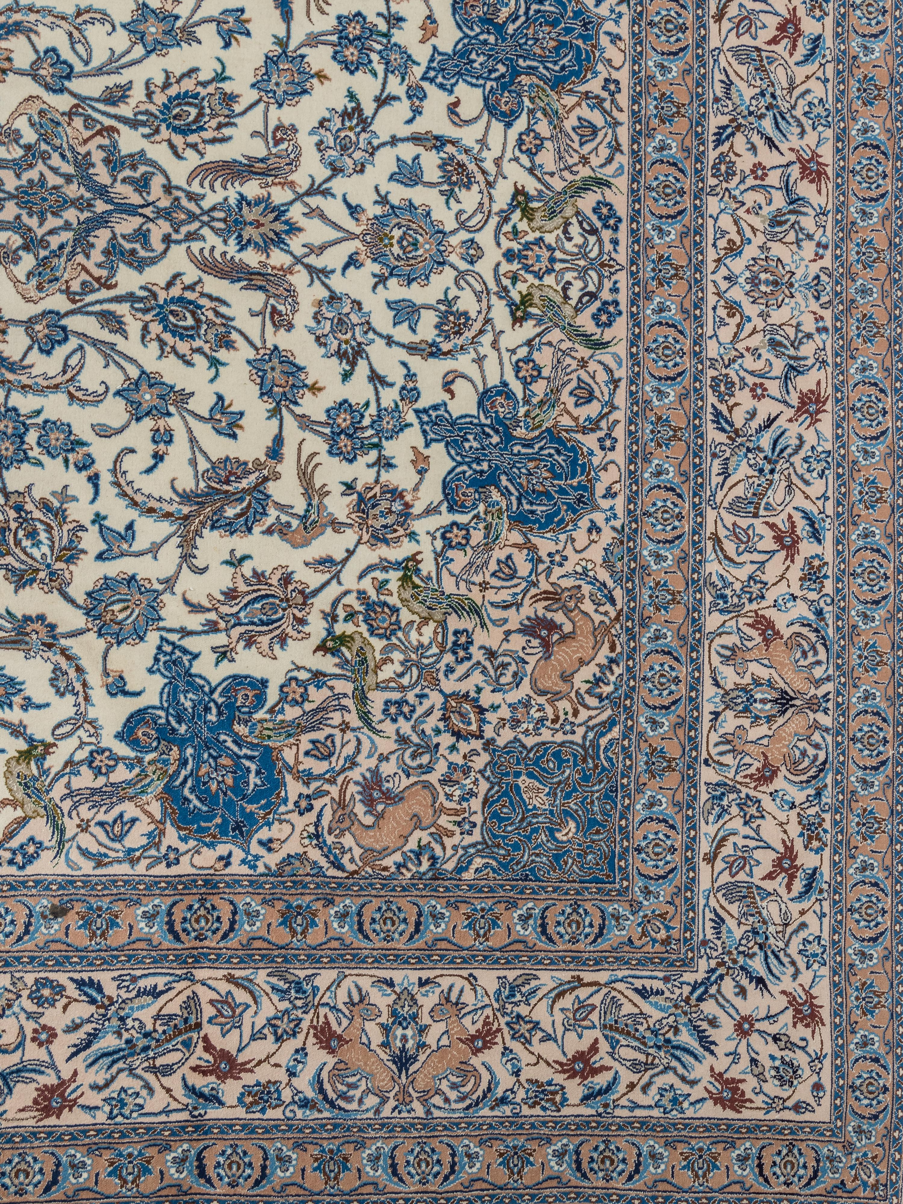 A Nain Wool Rug