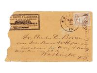 [LINCOLN'S FUNERAL]. TOWNSEND, Edward Davis (1817-1893). Autograph letter, signed ("E.D. Townsend"), to Dr. Charles Brown, Washington, D.C., 20 April 1865.