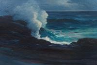 Leon Lundmark, (American, 1875-1942), Battle of the Waves