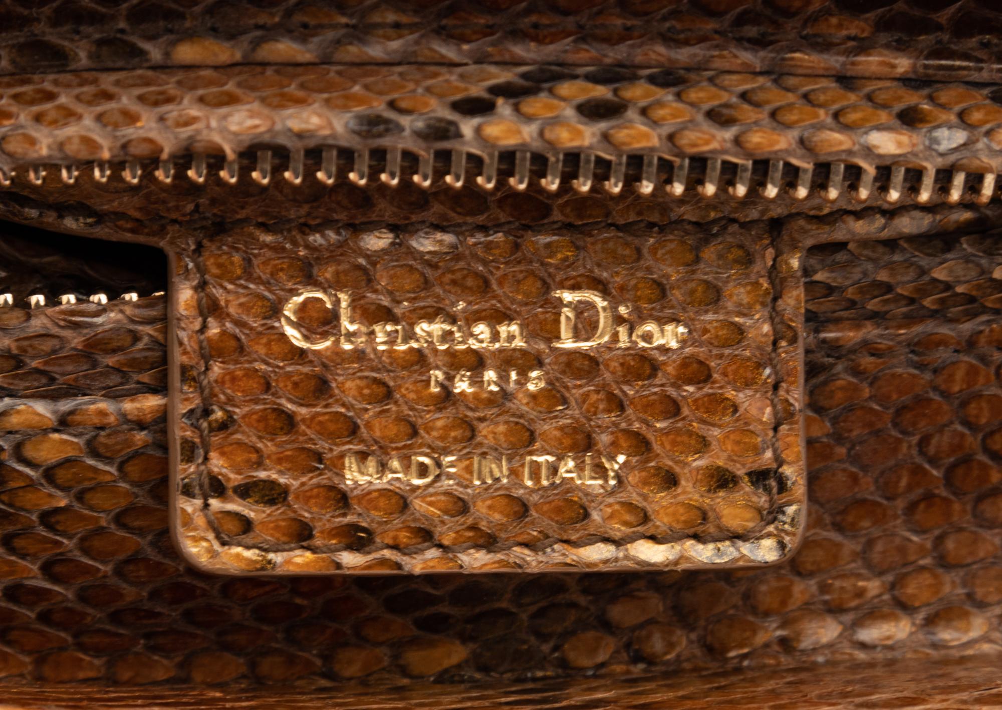 Christian Dior Multicolored Python Small Lady Dior Bag, 2010