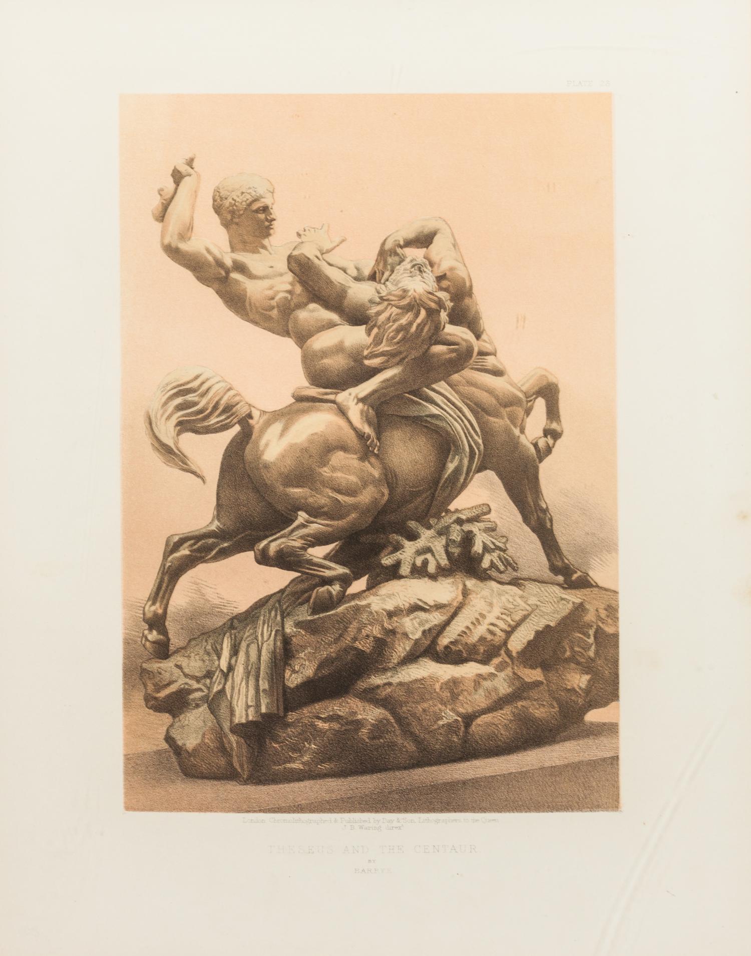 A Collection of Six French Prints of Classical Statues Largest: 9 x 11 inches. — AFTER J.B. WICAR