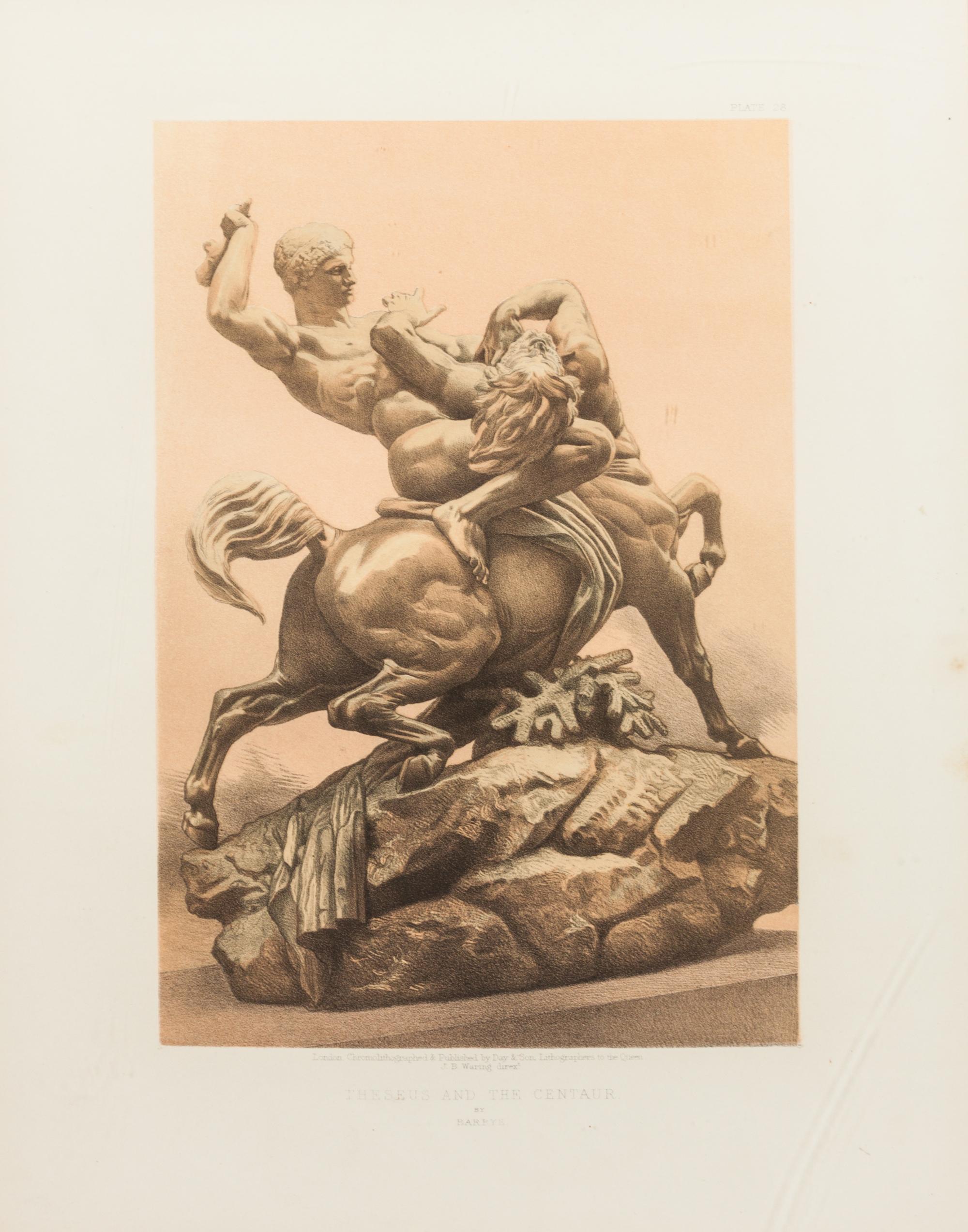 A Collection of Six French Prints of Classical Statues Largest: 9 x 11 inches. — AFTER J.B. WICAR