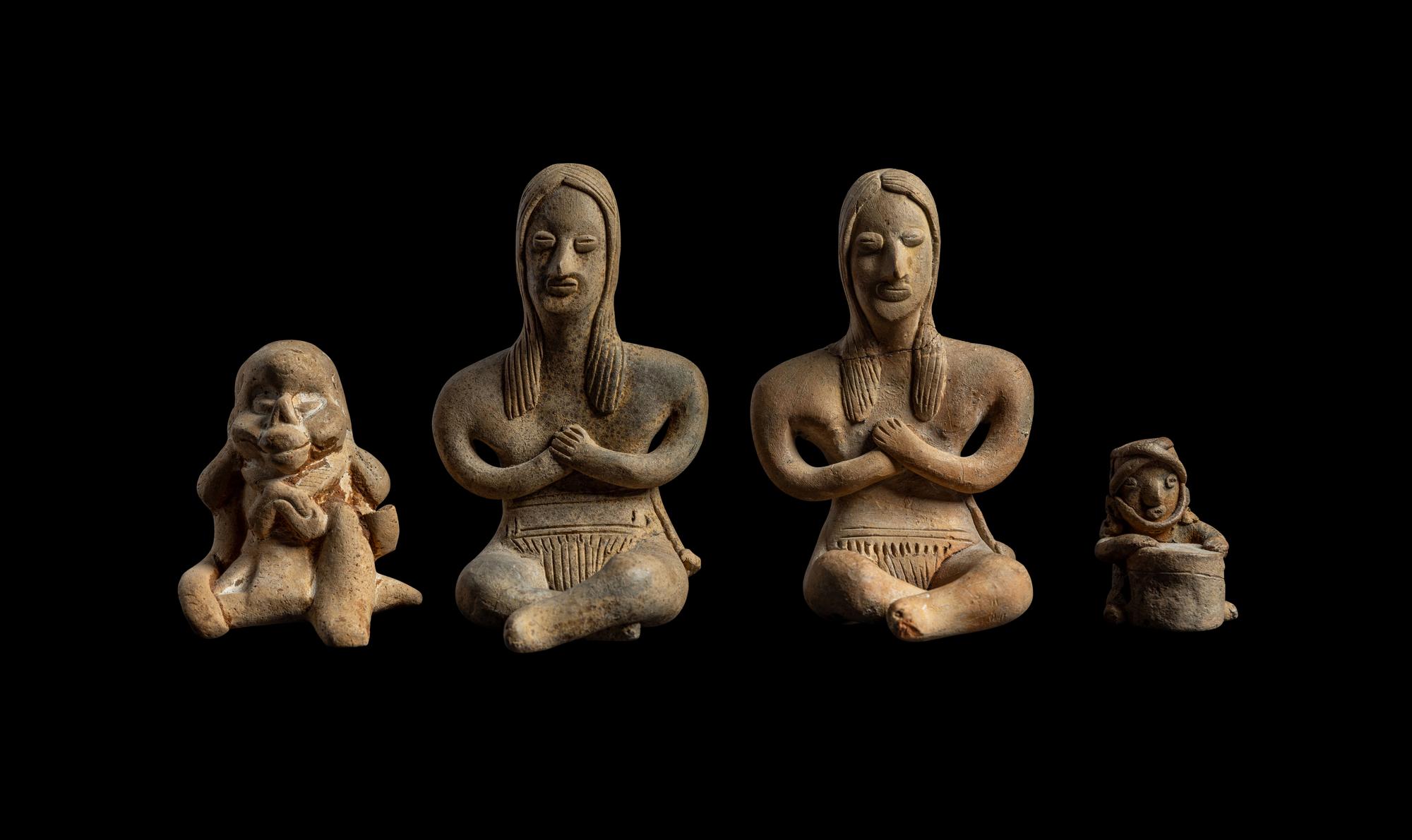 Four Jalisco Seated Figures
