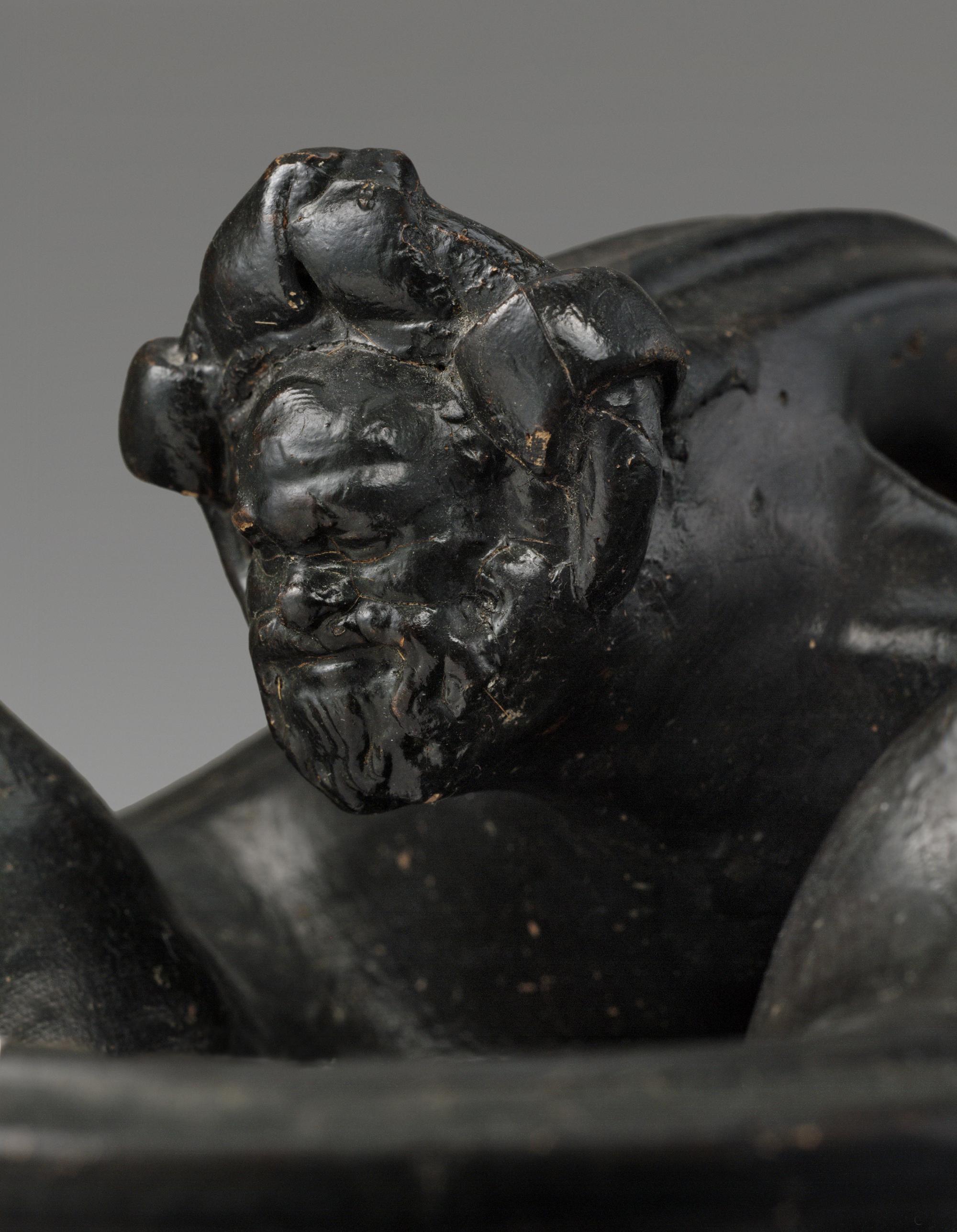 An Apulian Black-Glazed Oinochoe