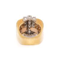 BICOLOR GOLD AND DIAMOND RING
