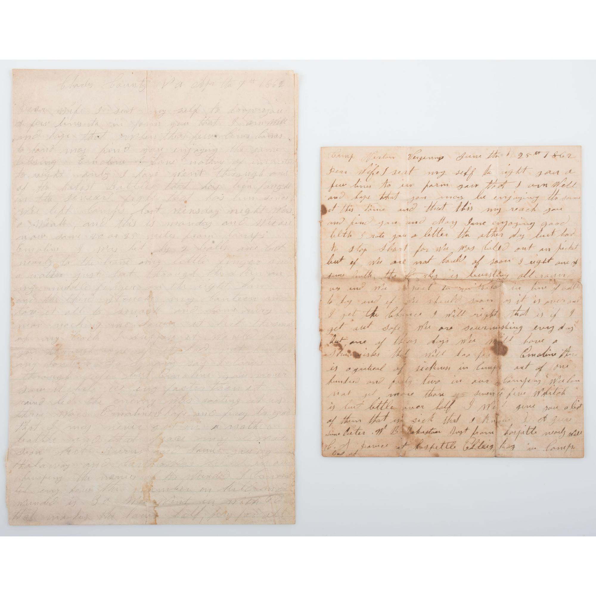 Confederate Archive of Private James Monroe Geer, 1st South Carolina Regiment Rifles, Featuring Letters Written During his Convalescence at Chimborazo Hospital, Richmond, VA