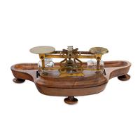 An English Postal Scale and Inkwell