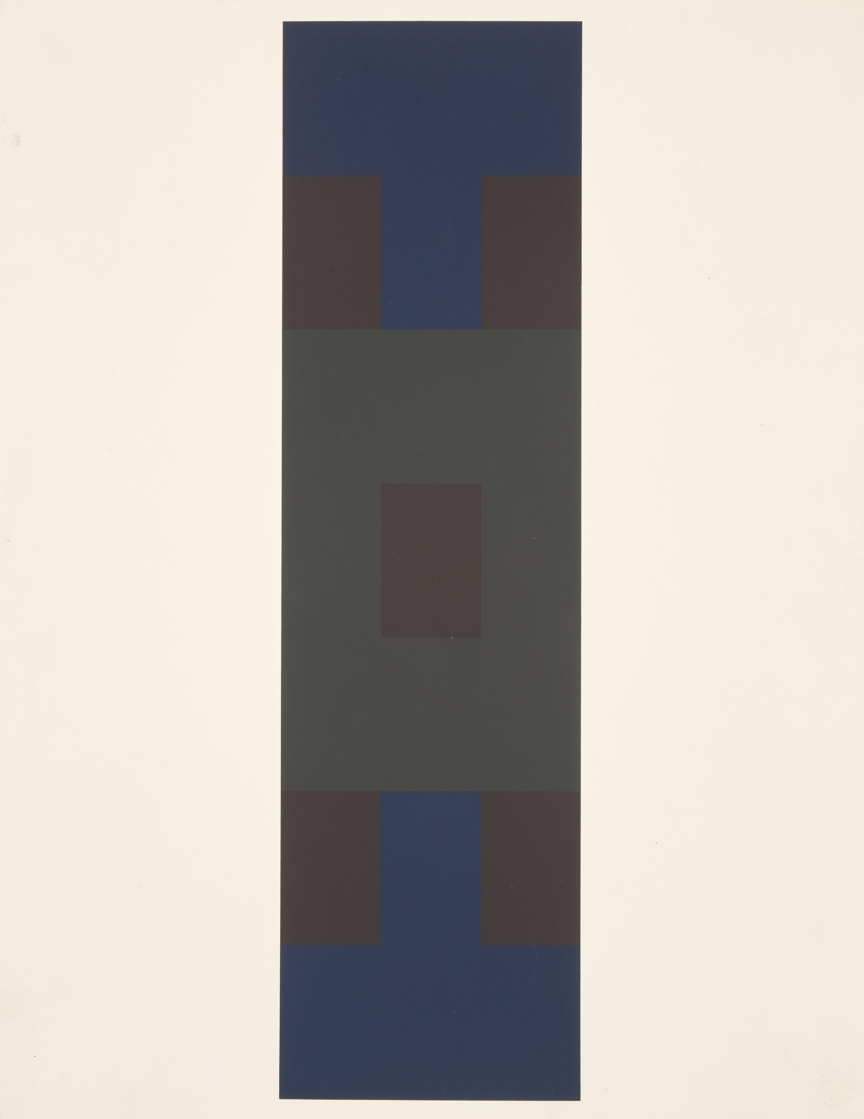 Ad Reinhardt (American, 1913-1967) — Untitled (from 10 Screenprints by Ad Reinhardt ), 1966