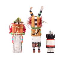 Brightly Colored Hopi Katsinas