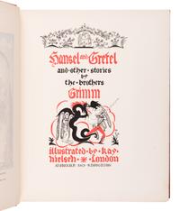 GRIMM, Jacob Ludwig Karl (1785-1863) and Wilhelm Carl (1786-1859) (“The Brothers Grimm”). Hansel and Gretel and Other Stories . Kay Rasmus Nielsen, illustrator. London: Hodder and Stoughton, 1925.