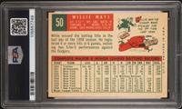A 1959 Topps Willie Mays Baseball Card No. 50 (PSA 4 VG-EX) from The Collection of David Eisenhower