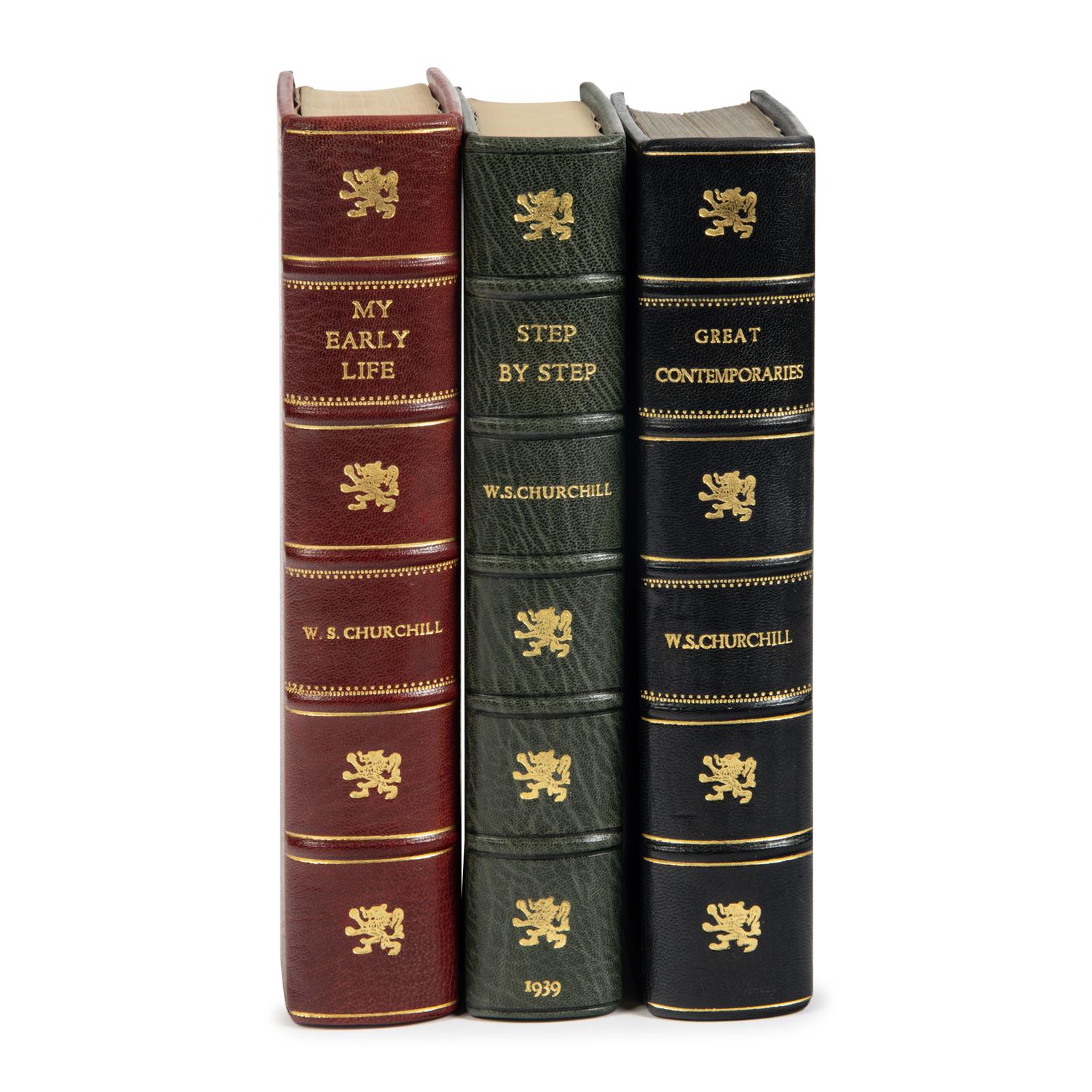 Churchill, Winston Leonard Spencer, Sir (1874-1965). A group of 3 first editions, comprising: