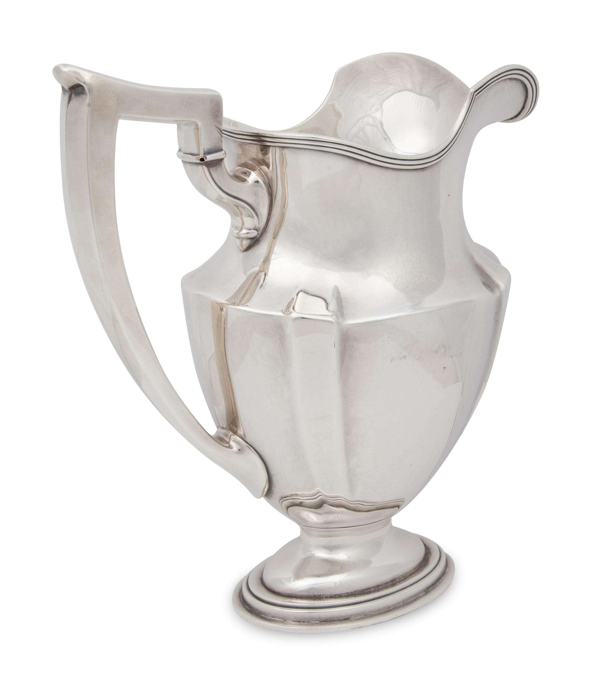 An American Silver Water Pitcher