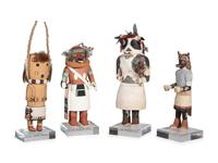 Collection of Hopi Katsina Dolls