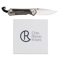 Chris Reeve Knives Large Sebenza 31 Inlay with Madagascar Ebony Grips and Box