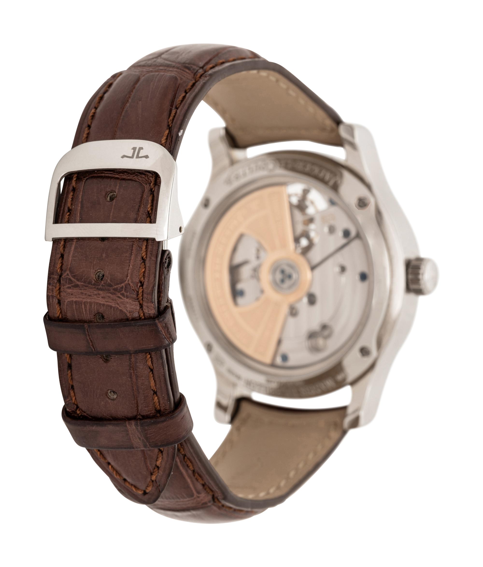 JAEGER-LECOULTRE, REF. Q1658420 STAINLESS STEEL 'MASTER TOURBILLON' WATCH, BOX & PAPERS