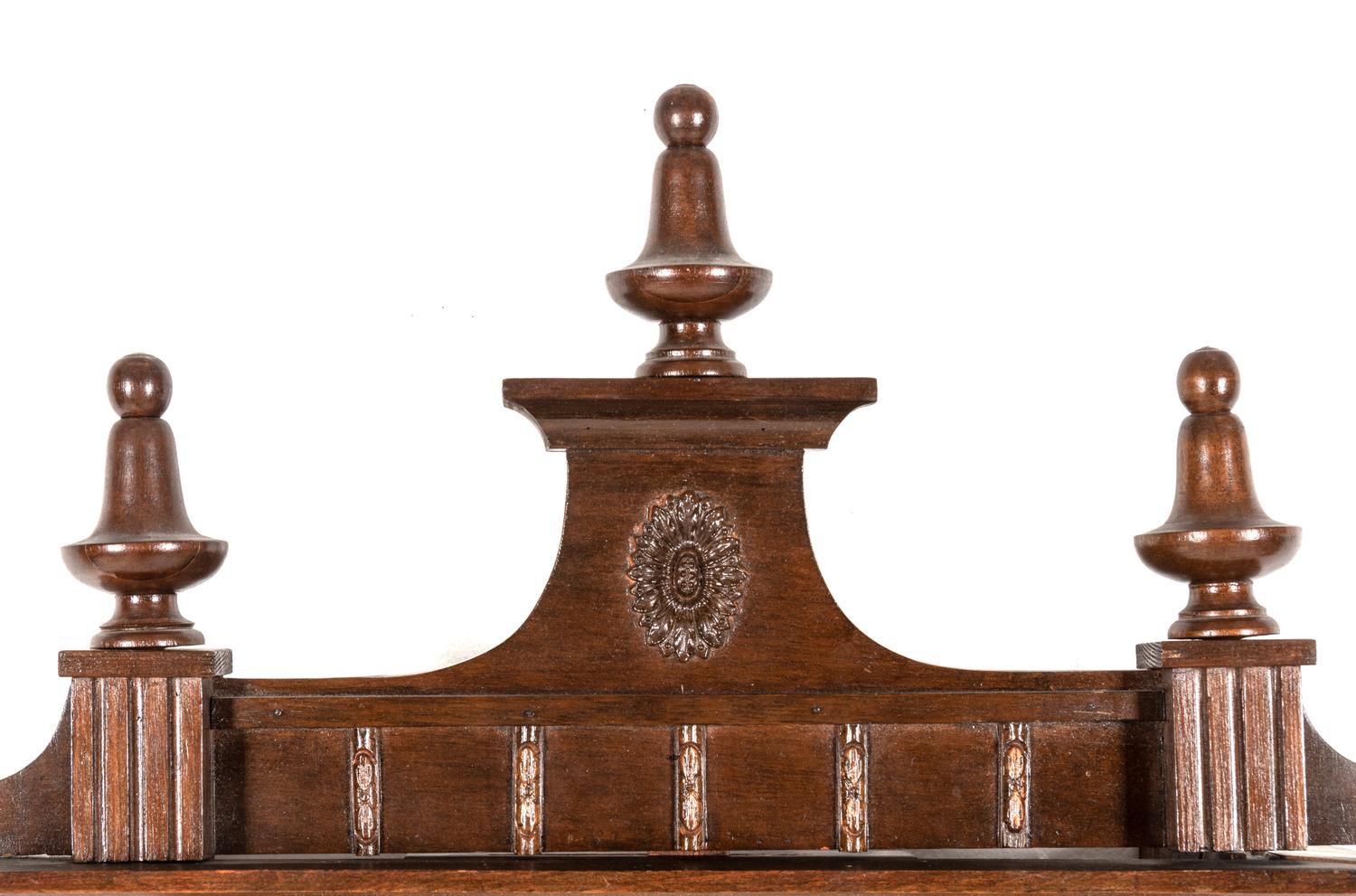 A Continental Walnut Regulator Clock