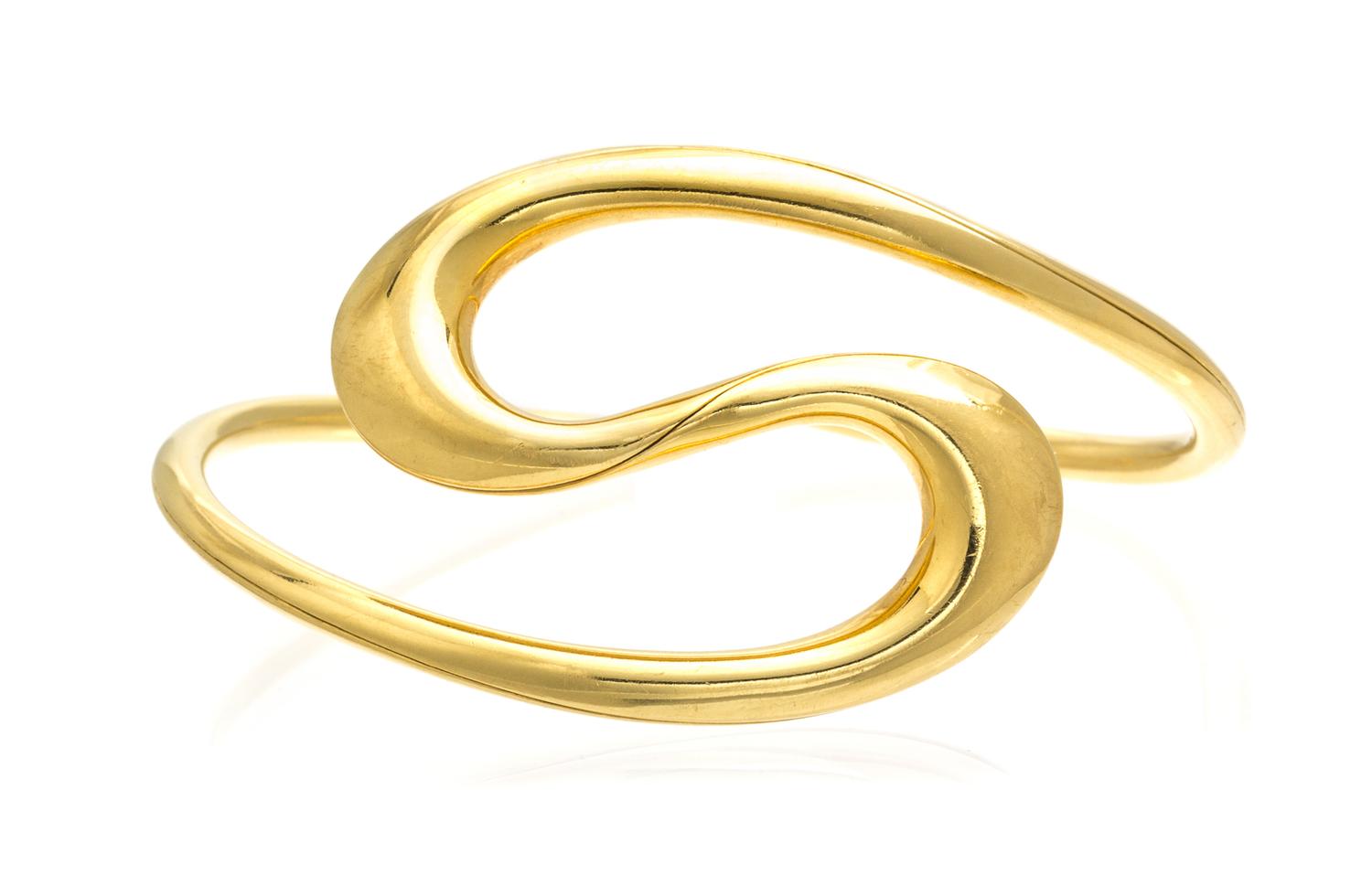 An 18 Karat Yellow Gold Cuff Bracelet, Michael Good, 12.50 dwts.