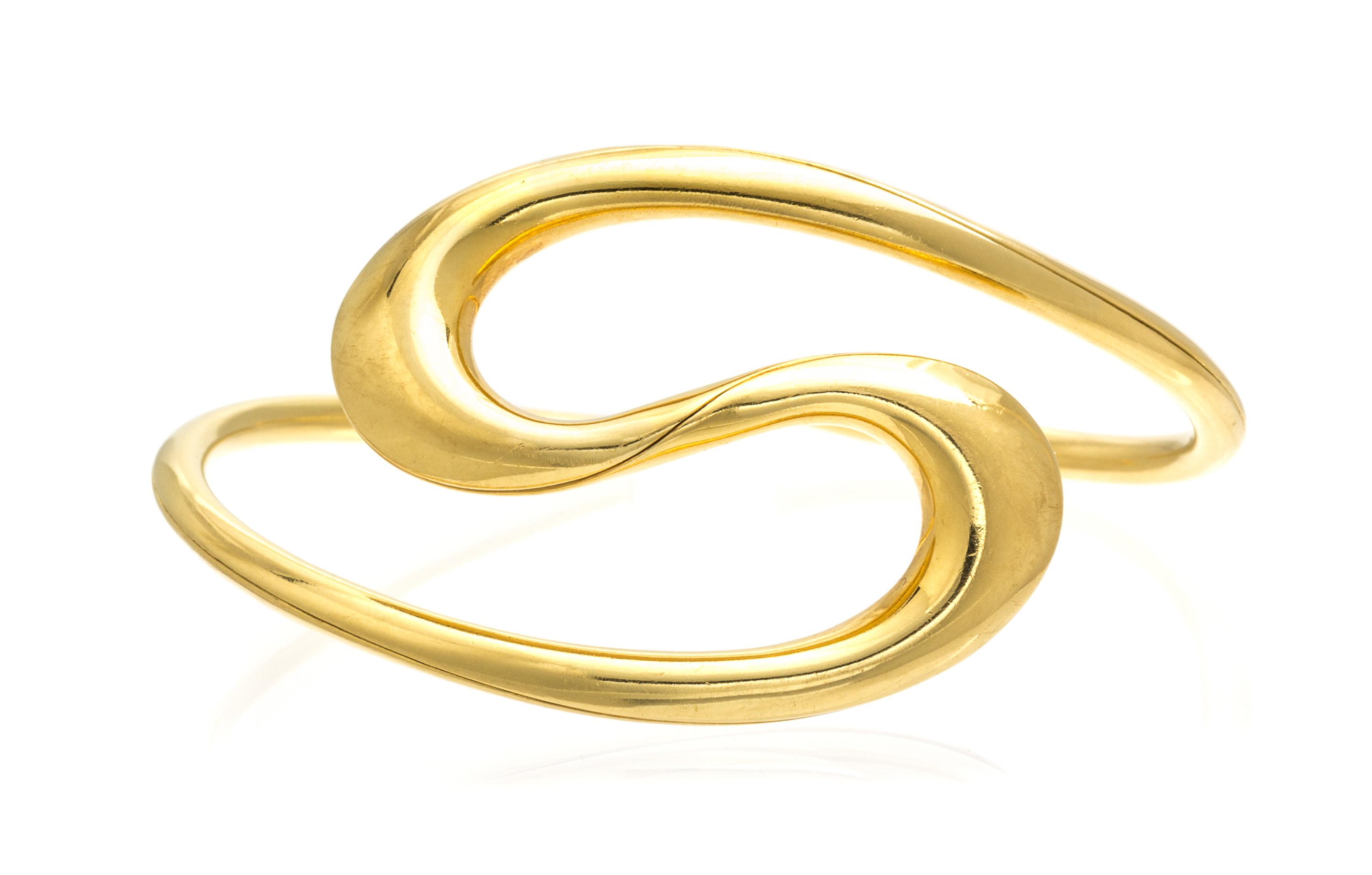 An 18 Karat Yellow Gold Cuff Bracelet, Michael Good, 12.50 dwts.