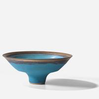 Lucie Rie (British, b. Austria, 1902-1995) Footed Bowl, UK, circa 1984