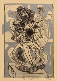 Dieter Roth, (German, 1930-1998), 2 times 5 TROPHIES, 1978, together with speedy drawing and book Seishport, Trophies; 125 Two-Handed S