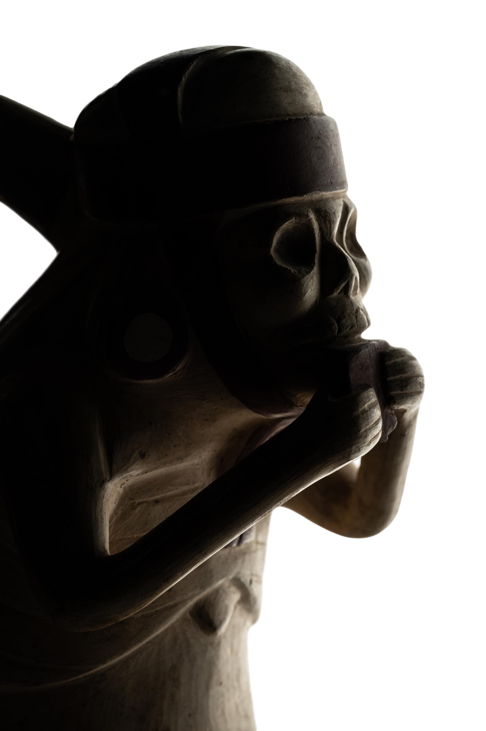 A Moche Skeleton Vessel