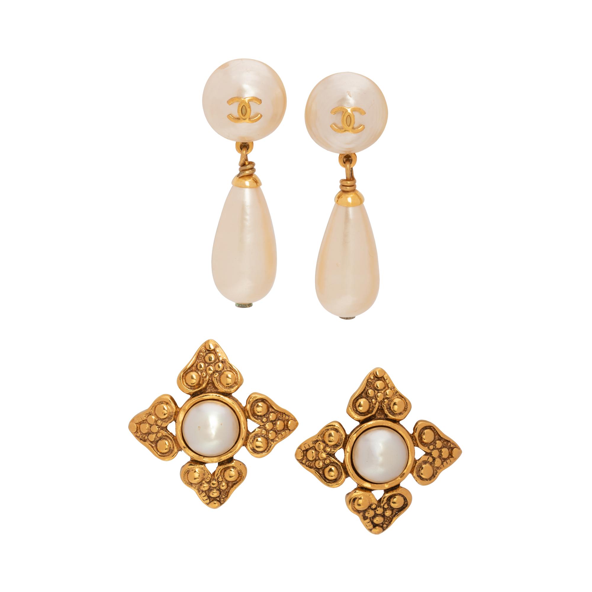 Chanel Earclips, 1980-90s